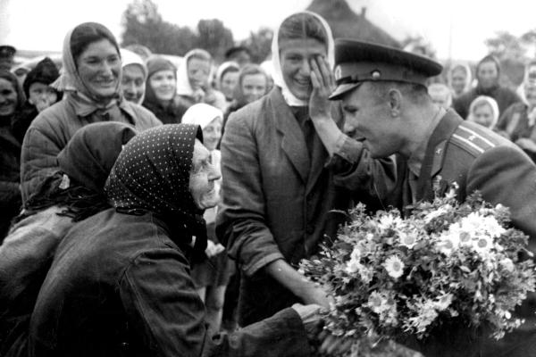 Ю. А. Гагарин на малой родине