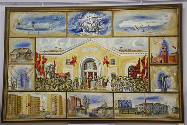 Строительные студенческие отряды в живописи Строительные студенческие отряды в живописи