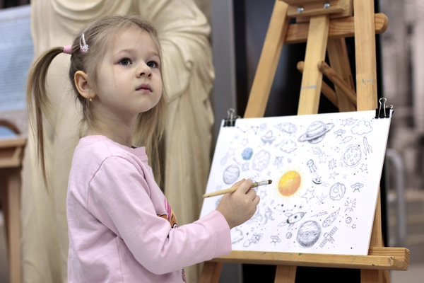 «Лунный вернисаж» состоялся 3 февраля в музее Первого полета