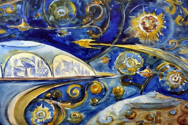 Акварельный космос Акварельный космос