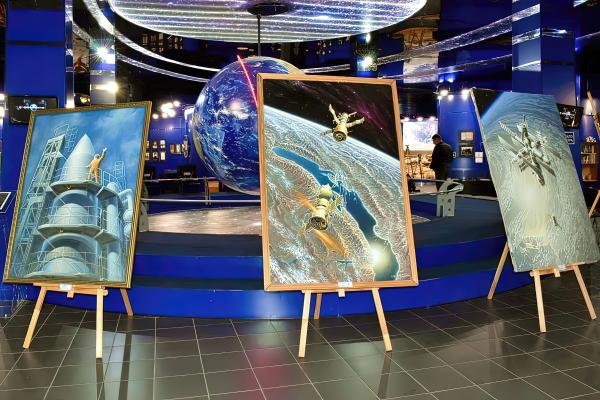 Космический пленэр в музее первого полета Космический пленэр в музее первого полета